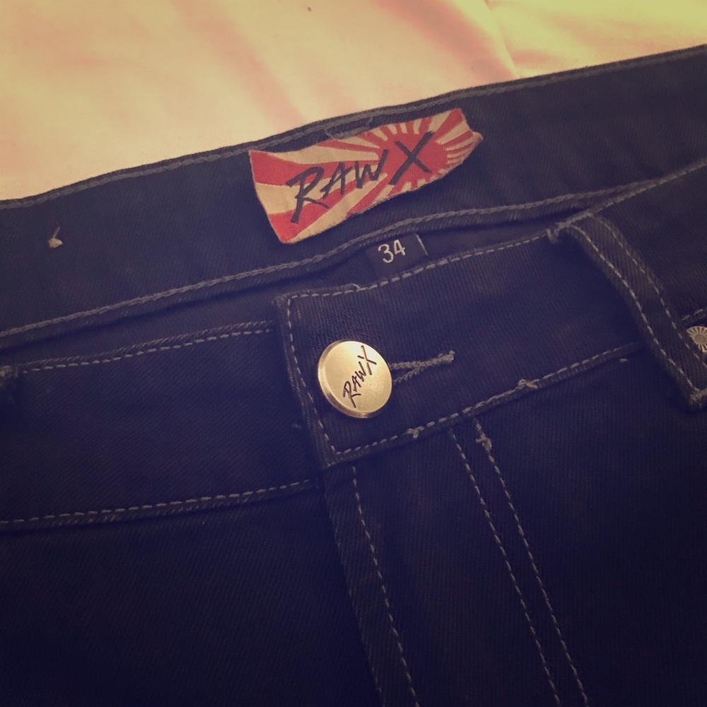 Men’s Raw X black jeans